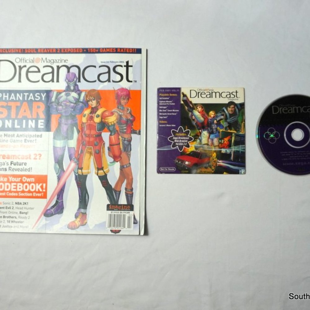 Official Sega Dreamcast Magazine Issue 11 February 2001 w/ Demo